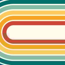 lines of concentric circles overlapping