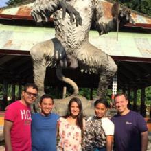 Embry-Riddle Aeronautical University students in Indonesia