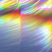 light refracting in multiple colors