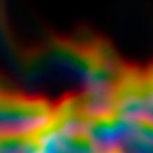light refracting in multiple colors