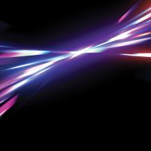 light refracting in multiple colors