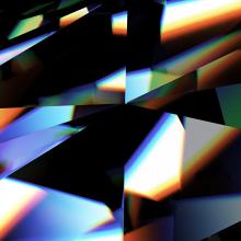 light refracting in multiple colors