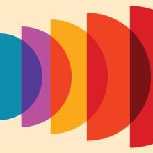 illustration of different colored shapes