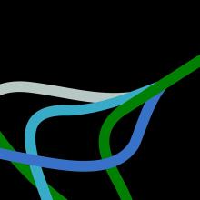 illustration of lines converging