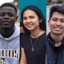 photos of the YouAreWelcomeHere scholarship recipients