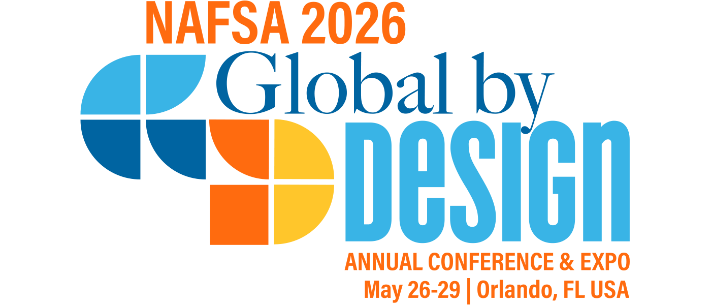 NAFSA 2026 Global by Design logo